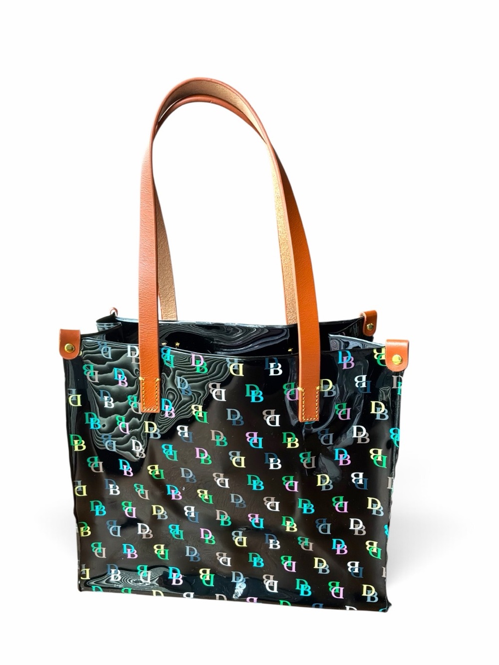 Dooney & Bourke DB Logo Medium Shopper Tote Black